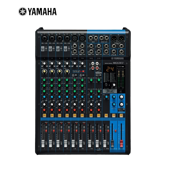 YAMAHA-MG12XU 12路带效果器模拟调音台